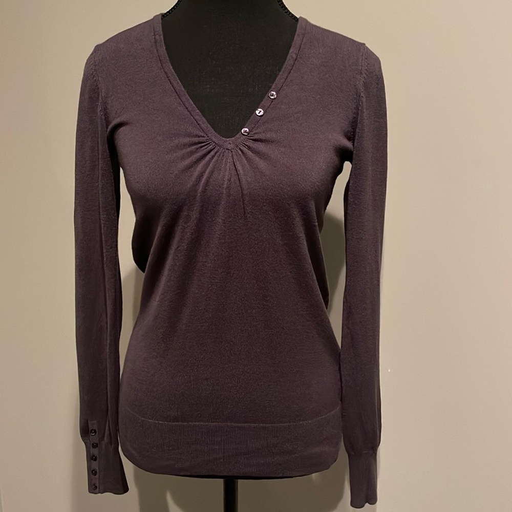 ESPRIT Mauve Slim Fit Sweater. Size Small.
